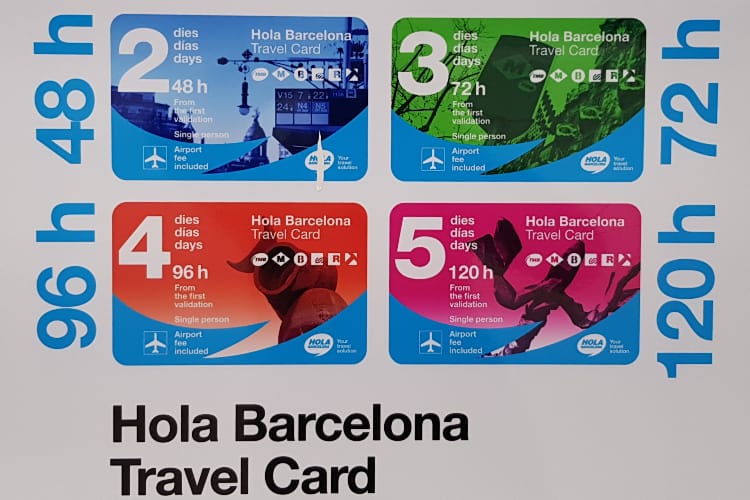 travel card barcelona price